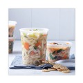 Food Containers & Lids | Pactiv Corp. YSD2532 Newspring DELItainer 4.55 Diameter x 5.55 h 32 oz Plastic Microwavable Container - Clear (240/Carton) image number 4