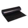 Low-Density Trash Bags | Boardwalk X8046XKKR01 40 in. x 46 in. 45 gal. 1.6 mil Recycled Low-Density Polyethylene Can Liners - Black (100/Carton) image number 1