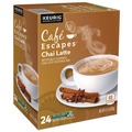 Coffee - Caffeinated | Cafe Escapes 5000330124 K-Cups - Chai Latte (96/Carton) image number 2