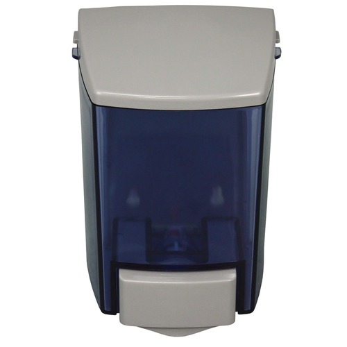 Soap Dispensers | Impact 9331 ClearVu Encore 4.5 in. x 4 in. x 6.25 in. 30 oz Liquid Soap Dispenser - Gray image number 0