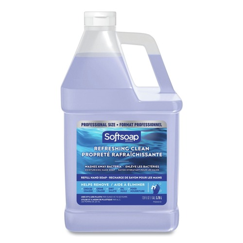 Soap Refills | Softsoap 61036482 128 oz Liquid Hand Soap Refill - Refreshing Clean Scent image number 0