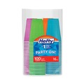Cups | Hefty C2-1637 16 oz. Easy Grip Disposable Plastic Party Cups - Assorted Colors (400/Carton) image number 3
