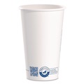 Perforated Roll & Hand Towels | SOLO 316RC-PLANET Recycled Content PCF Paper Hot Cups ProPlanet Seal 16 oz White/Blue (1000/Carton) image number 1