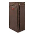 Furniture Cart Accessories | Rubbermaid Commercial 1966885 17 in. x 33 in. 25-Gallon Zippered Vinyl Cleaning Cart Bag - Brown image number 1