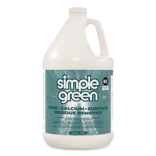 Lime & Rust Removers | Simple Green 1710200600128 Lime Calcium Surface Residue Remover, 1 gal Bottle, 6/Carton image number 0
