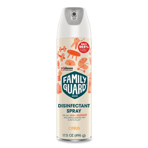 Disinfecting & Cleaning Solutions | SC Johnson 327151 17.5 oz. Aerosol Spray Citrus Scent Disinfectant Spray (8/Carton) image number 0