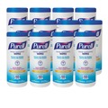 Hand Sanitizing Wipes | PURELL 9111-12 5.78 in. x 7 in. Premoistened Hand Sanitizing Wipes - Fresh Citrus, White (12/Carton) image number 0