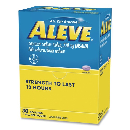 Medicines | Aleve 64028 Pain Reliever Tablets Refill Packs (30/Box) image number 0