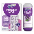 Floor Cleaners | Swiffer 80734047 25.3 oz PowerMop Cleaning Solution and Pads Refill Pack - Lavender (4/Carton) image number 4