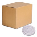 Cup Lids | WinCup 222076 Vented Plastic Lids for 6 oz Hot Cups and Bowls - White (1000/Carton) image number 1
