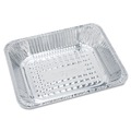 Food Containers & Lids | Handi-Foil 205930 4.56 in. x 5.56 in. x 1.63 in. 1 lbs. cap. Aluminum Oblong Container - Silver (1000/Carton) image number 0