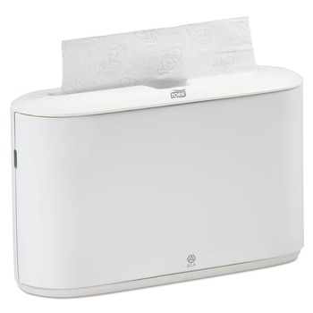 Tork 302020 12.68 in. x 4.56 in. x 7.92 in. Xpress Countertop Towel Dispenser - White (1/Carton)