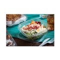 Food Containers & Lids | Pactiv Corp. SACLD07 EarthChoice Recycled PET Lid for 24 - 32 oz. Container Bases - Clear (300/Carton) image number 4