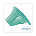 Toilet & Urinal Deodorizers | Boardwalk EBCP012I072M02AAS8000 Toilet Bowl Clip - Cucumber Melon Scent, Green (72/Carton) image number 3