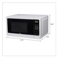 Microwave Ovens | Avanti MT7V0W 700 Watts 0.7 cu-ft. Microwave Oven - White image number 3