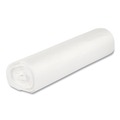 Low-Density Trash Bags | Inteplast Group WSL2424LTN 10 Gallon 0.35 mil 24 in. x 24 in. Coreless Perforated Roll Low-Density Commercial Can Liners - Clear (50 Bags/Roll, 20 Rolls/Carton) image number 3