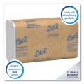 Perforated Roll & Hand Towels | Scott 03623 10.13 in. x 13.15 in. 1-Ply Essential C-Fold Towels - White (9 Packs/Carton) image number 3