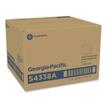 Towel Dispensers | Georgia Pacific Professional 54338A 13 in. x 10 in. x 14.4 in. Hygienic Push-Paddle Roll Towel Dispenser - Black image number 4