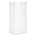 Grocery Bags | Ross & Wallace Paper Products 120308500PK/BL 6 in. x 3.88 in. x 12.5 in. #8 Size Grocery Paper Bags - White (500/Bundle) image number 2