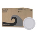 Plates | Boardwalk BWKPLHIPS10WH 10 in. Diameter Hi-Impact Plastic Dinnerware Plate - White (500/Carton) image number 3