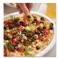 Platters | Chinet 21257 9.75 in. x 12.5 in. Classic Oval Platter Paper Dinnerware - White (500/Carton) image number 1