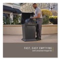 Outdoor Waste Receptacles | Rubbermaid Commercial FG917188BLA Ranger 45-Gallon Fire-Safe Structural Foam Container - Black image number 4