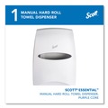 Towel Dispensers | Scott 46254 Essential 13.06 x 11 x 16.94 Manual Hard Roll Towel Dispenser - White (1/Carton) image number 1