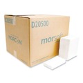 Dispenser Napkins | Morcon Paper D20500 1-Ply in. 6 x 13 in. Morsoft Dispenser Napkins - White (20/Carton) image number 0