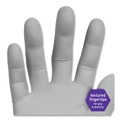 Janitorial Disposable & Single Use Gloves | Ansell 50708 3.5 mil Thick 9.5 in. Long Powder-Free STERLING Nitrile Exam Gloves - Large, Sterling Gray (200/Box) image number 4