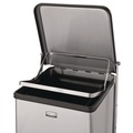 Waste Receptacles | Rubbermaid Commercial FGST12SSPL 6.5 gal. Defenders Heavy-Duty Steel Step Can - Stainless Steel image number 2