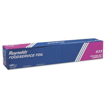 FOIL WRAPS | Reynolds Wrap 000000000000000633 24 in. x 500 ft. Extra Heavy-Duty Aluminum Foil Roll (1/Carton)