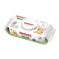 Hand Sanitizing Wipes | Huggies 31803 Natural Care 3.88 in. x 6.6 in. 1-Ply Sensitive Baby Wipes - Unscented White (8/Carton) image number 1