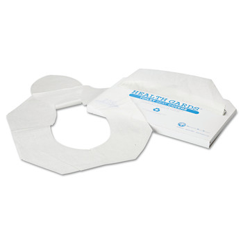 TOILET SEAT COVERS | HOSPECO HG-2500 Health Gards 14.25 in. x 16.5 in. Half-Fold Toilet Seat Covers - White (250-Piece/Pack, 10-Pack/Carton)