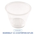 Cups | Boardwalk BWKPRTN55TS 5.5 oz Plastic Souffle/Portion Cups - Translucent (2500/Carton) image number 4