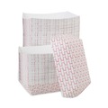 Food Containers & Lids | Boardwalk BWK30LAG500 5 lbs. Capacity Paper Food Baskets - Red/White (500/Carton) image number 1