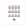 Mop Heads | Boardwalk BWKRM03032S Cut-End Rayon Wet Mop Heads - White (12/Carton) image number 6