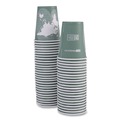 Cups | Eco-Products EP-BHC12-WAPK 12 oz. World Art Renewable and Compostable Hot Cups - Gray (50/Pack) image number 4
