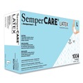 Janitorial Disposable & Single Use Gloves | SemperCare SCLT104 5 mil Powder-Free Latex Examination Gloves - Large/Cream (1000/Carton) image number 0