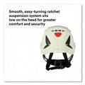 Head & Face Protection | 3M X5001V-ANSI SecureFit X5000 Series Vented 6-Point Pressure Diffusion Ratchet Suspension Safety Helmet - White image number 3