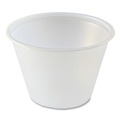 Cups | Fabri-Kal 000000000009505196 2.5 oz. Plastic Portion Cups - Translucent (10/Carton) image number 1