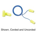 Ear Plugs | 3M 312-1250 E-A-Rsoft Soft Foam Regular Size Cordless Earplugs - Yellow Neon (200 Pairs/Box) image number 1