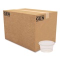 Food Containers & Lids | GEN TD40012E 12 oz. Plastic Deli Containers with Lid - Clear (240/Carton) image number 1