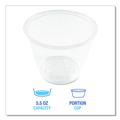 Cups | Boardwalk BWKPRTN55TS 5.5 oz Plastic Souffle/Portion Cups - Translucent (2500/Carton) image number 4