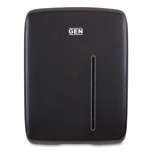 Towel Dispensers | GEN T1500BK 11.96 in. x 5.21 in. x 16.08 in. Folded Towel Dispenser - Black image number 0