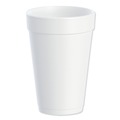 Cups | Dart 16J16 16 oz. Foam Drink Cups - White (1000/Carton) image number 1