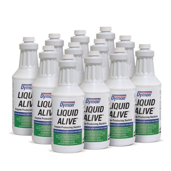 DRAIN CLEANERS | ITW Dymon 23332 32 oz. Bottle LIQUID ALIVE Enzyme Producing Bacteria (12/Carton)