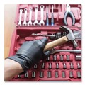 Food Service Disposable & Single Use Gloves | Ammex GPNB46100 9.5 in. Long 5 mil Powder-Free Industrial Nitrile Gloves - Large/Black (1000/Carton) image number 5