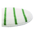 Carpet Bonnets | Rubbermaid Commercial FGP26900WH00 19 in. Diameter Low Profile Scrub-Strip Carpet Bonnet - White/Green (5/Carton) image number 4