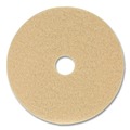 Floor Pads-Cleaning, Buffing & Polishing | Boardwalk 7000126614 27 in. Diameter Burnishing Floor Pads - Tan (5/Carton) image number 1