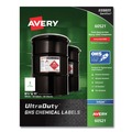 Perforated Roll & Hand Towels | Avery 60521 UltraDuty 8.5 in. x 11 in. GHS Chemical Waterproof and UV Resistant Labels - White (50/Pack) image number 0